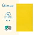 thumbnail image 5 of Cotton Paradise 100% Cotton Turkish 4 Piece Hand Towel Set, Soft Absorbent Face Towels Clearance Set, Yellow, 5 of 6