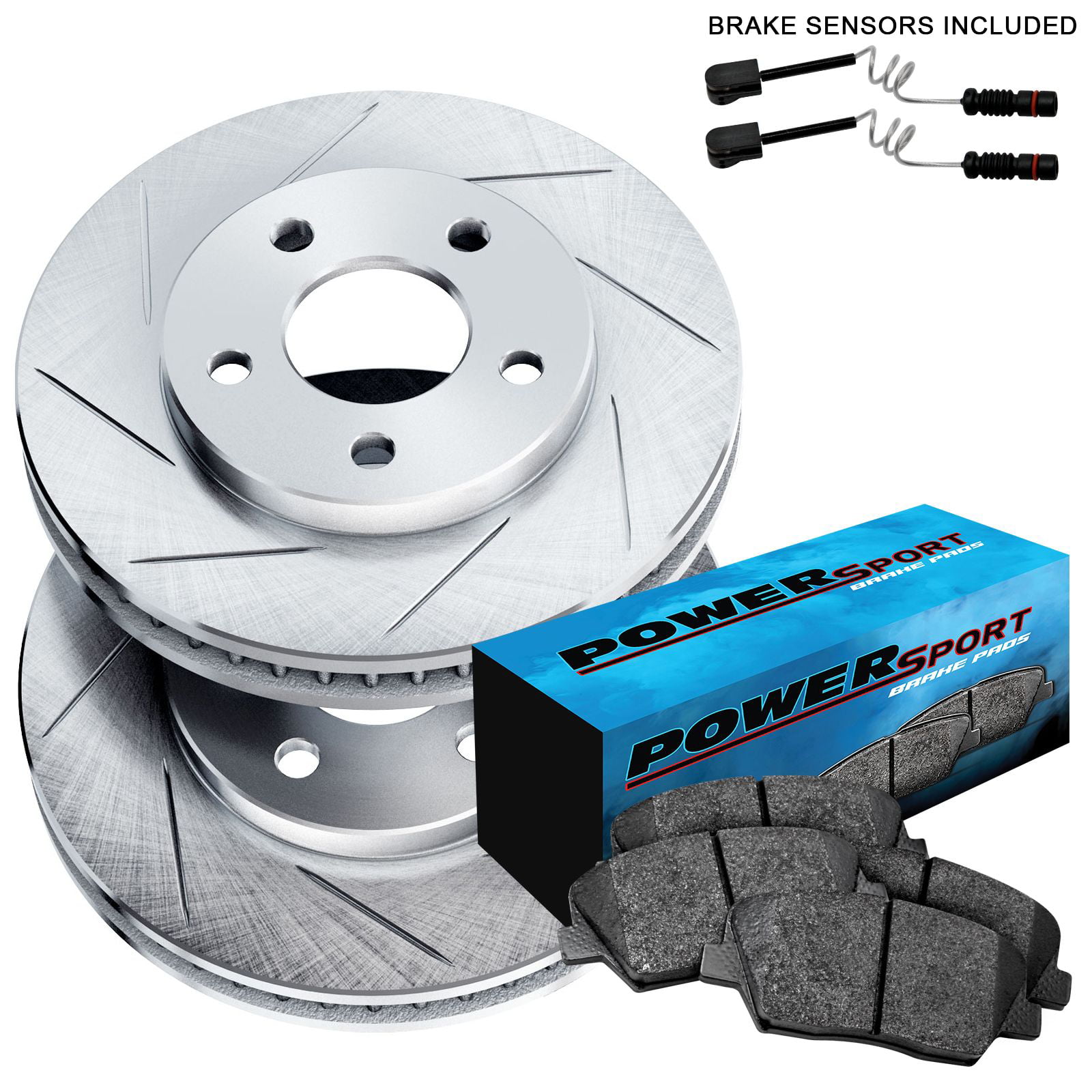 Ceramic Pads For Mercedes Benz E350 E500 RWD Front And Rear Brake Disc Rotors 
