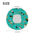 thumbnail image 6 of Kdxio Sushi Print Shower Cap for Women,Elastic and Reusable,Double Waterproof Layers Bathing Hat, 6 of 9