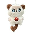 thumbnail image 2 of Hearth & Gear Beckoning Cat With Squeaker And Cute Cartoon Stuffed Animal Keychain Hanging Ornament For Fortune, 2 of 6