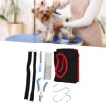 thumbnail image 4 of Pet Restraint Bag, Dog Grooming Hammock Tool Kit Breathable Safe Double Layer  For Bathing, 4 of 8