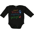 thumbnail image 3 of Inktastic Geologist Future Boys or Girls Long Sleeve Baby Bodysuit, 3 of 5