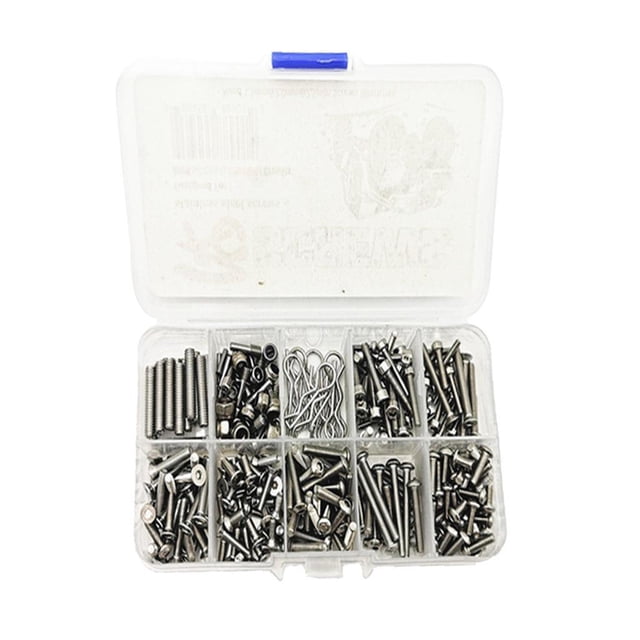 Vogacara RC Crawler Screws Kit Crawler Stainless Accs Cars RC Kit Screw For SCX-10 Kits de construcción modelo Tipo 1