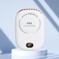 thumbnail image 3 of Ventilador Cuello Ventilador Perezoso Sin Aspas Colgado Alrededor La Cintura Pantalla USB Alta Potencia Viento Pequeño Ventilador Cuello (blanco), 3 of 6