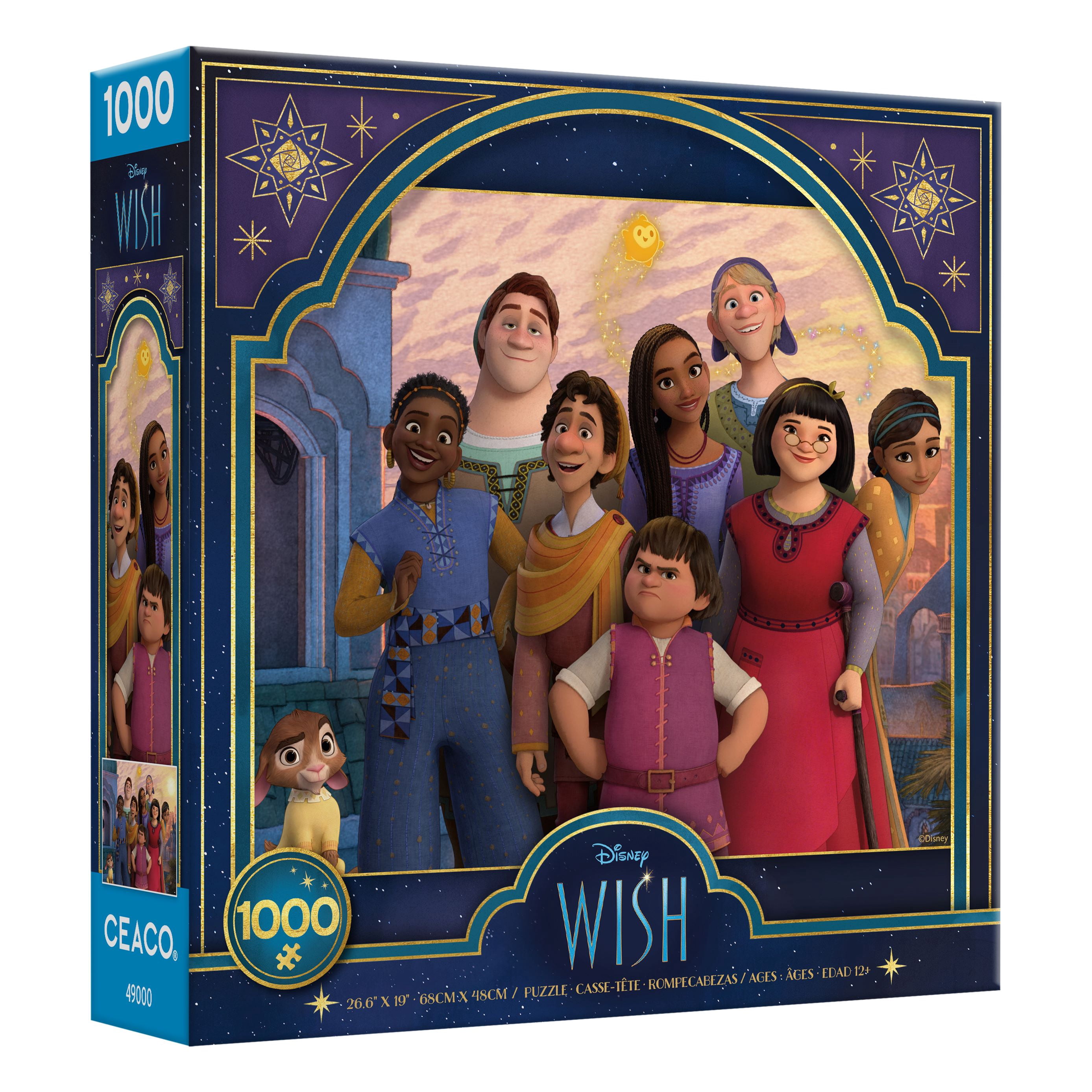 Ceaco 1000 Piece Disney Interlocking Jigsaw Puzzle Store Assortment Puzzle and Image Will Vary