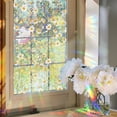 thumbnail image 3 of Window Protective Film, Stained Glass Window Film Non-Adhesive Static Cling Rainbow Daisy Glass Window Film Window Stickers, 17.71 x 39.37 Inches, 16.92 x 78.74 Inches, 3 of 9