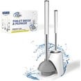 thumbnail image 1 of Juego de Escobilla y Desatascador de Inodoro True Fresh 2 en 1 Acero Inoxidable, 1 of 5