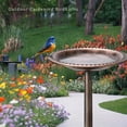 GZHOUFDXINX Elegant Outdoor Hummingbird Feeder with Floor Insert Basin