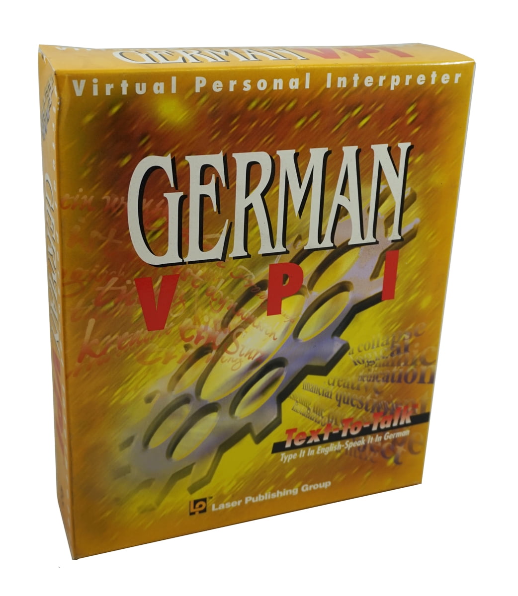 Learn to Speak German Language VPI CDRom Software Translate, Hear