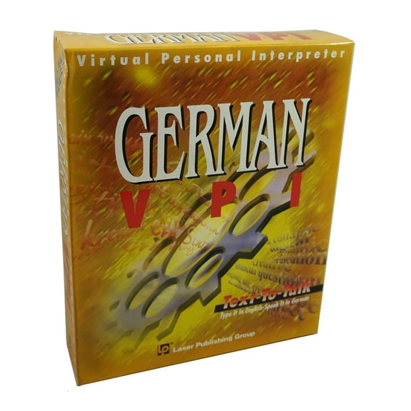 Learn to Speak German Language VPI CD-Rom Software - Translate, Hear and Speak