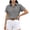 Black(Womens T Shirts), variant on No Boundarie Womens Gingham Plaid Short Sleeve Button Down Shirt Classic Check Blouse Summer Casual Top with Pockets Regular Fit