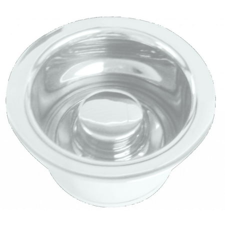 

Westbrass InSinkErator Style Extra-Deep Disposal Flange and Stopper D2082 in White