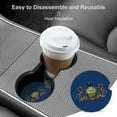 thumbnail image 4 of Pennsylvania Flag Car Coasters for Drinks with A Finger Notch for Easy Removal Cup Holder Coaster Cup Mat Car Interior Accessories 4PCS, 4 of 8