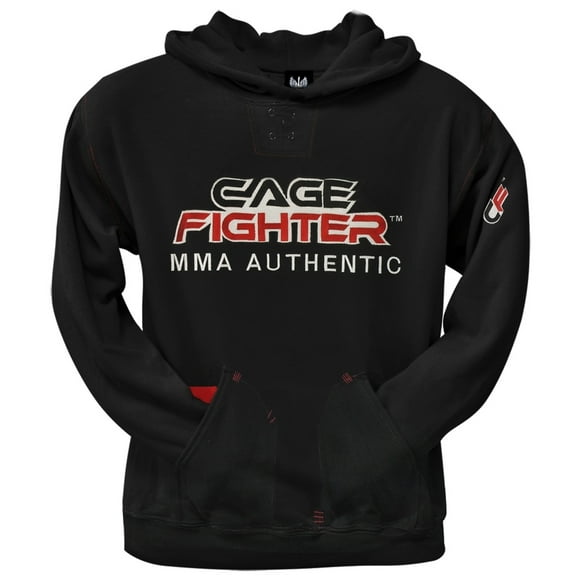 Cage Fighter - Logo 3 Pocket Hooded Sweatshirt