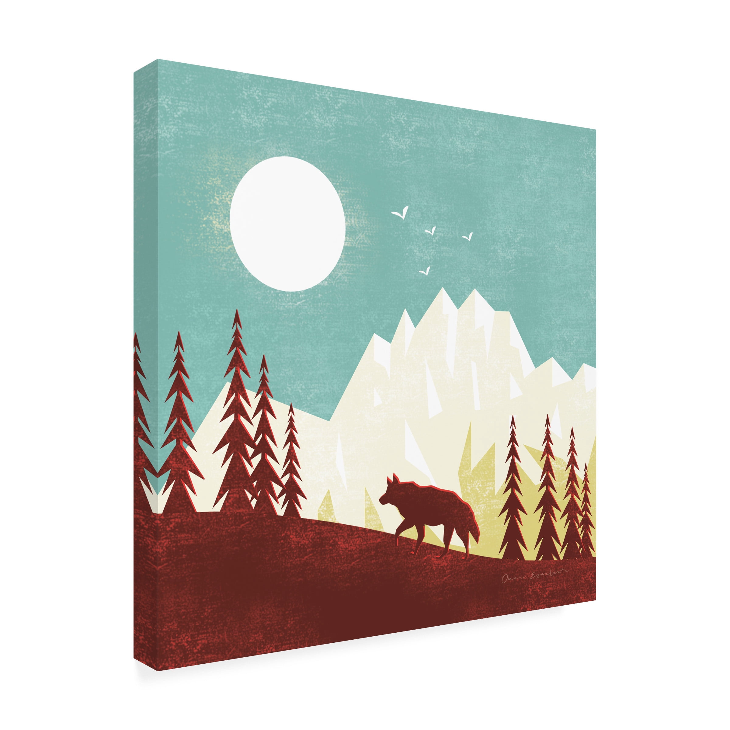 Omar Escalante 'Great Outdoors IV' Canvas Art