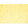 thumbnail image 1 of Ahgly Company Machine Washable Indoor Rectangle Solid Yellow Modern Area Rugs, 7' x 9', 1 of 4