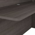 thumbnail image 5 of Studio C 72W Corner Bar Cabinet with Shelves in Storm Gray - Engineered Wood, 5 of 7