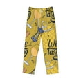 thumbnail image 4 of Bingfone White Wine Seamless Mens All Over Print Sleep Pajama Pants-Medium, 4 of 9