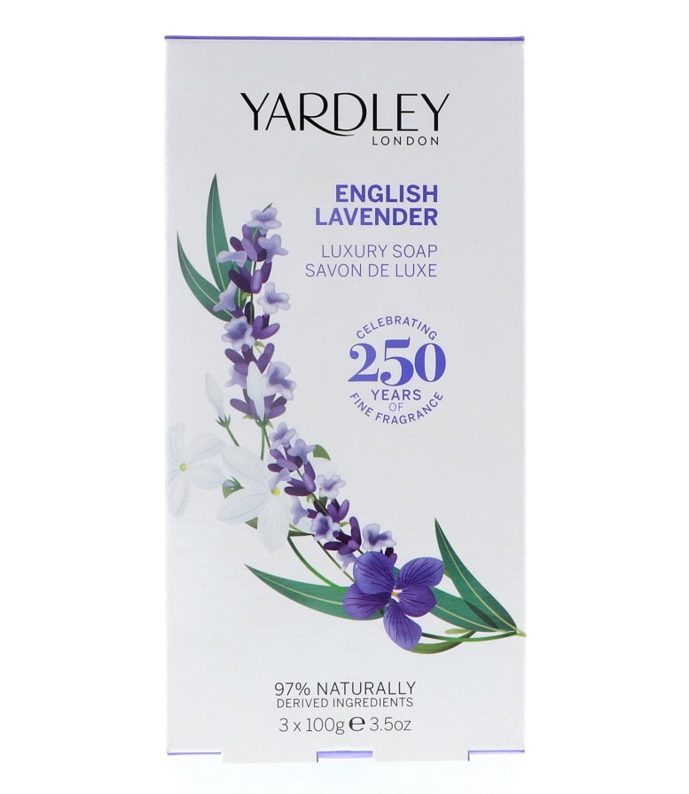 Yardley English Lavender Luxury Soap 3 x 3.5 oz