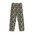 thumbnail image 5 of Xecao Daisies Flowers Men's Straight Lounge Pajama Pants: The Ultimate in Comfortable Sleepwear, 5 of 9