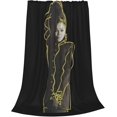 thumbnail image 2 of Janet Music Jacksson Flannel Blanket Air Conditioning Blanket Nap Blanket Sofa Throw Blanket Throw Blankets 50"X40", 2 of 6