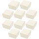 thumbnail image 1 of 10 cajas de almacenamiento duraderas para joyas, de papel kraft, para pendientes, anillos y pendientes (blanco), 1 of 5