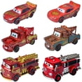 thumbnail image 2 of Disney Pixar Cars 3 Lightning McQueen Rust-Eze Mater 1:55 Diecast Metal aleación coche modelo juguetes para niños regalo de cumpleaños Gao Jinjia LED, 2 of 2