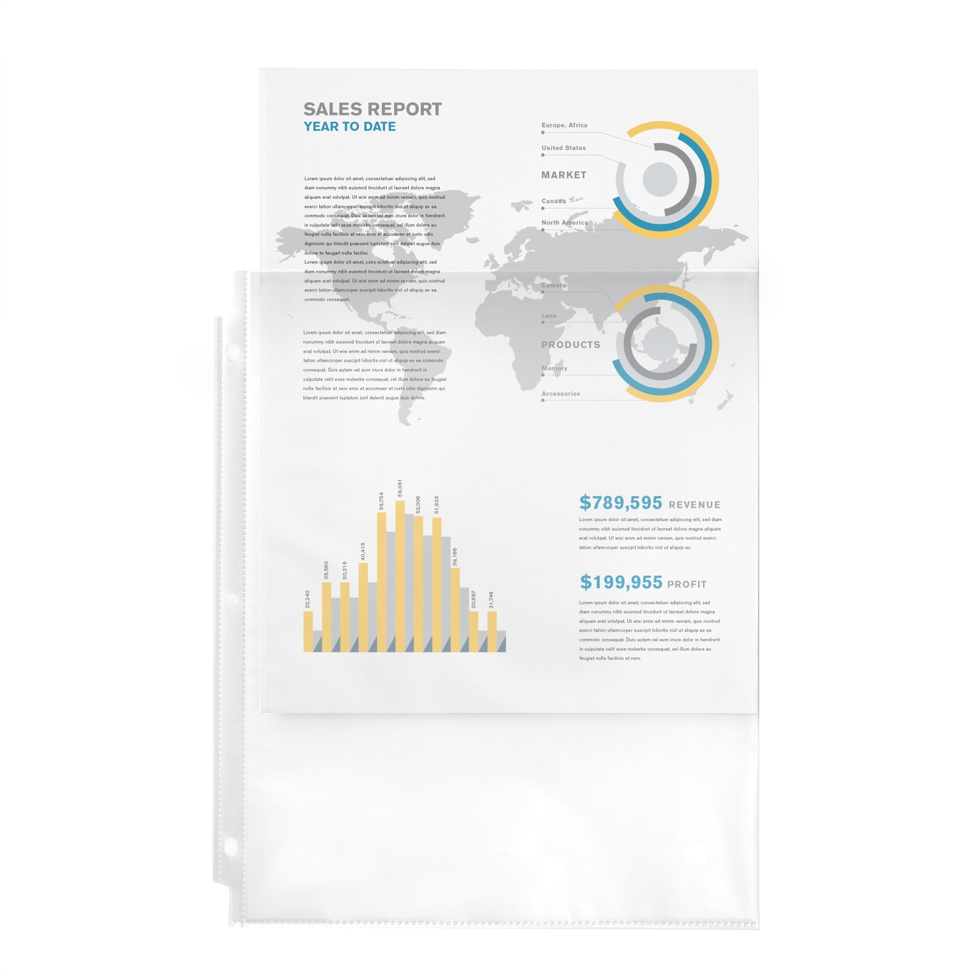 Avery Standard Weight Polypropylene, Clear Sheet Protectors