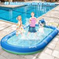thumbnail image 3 of Cojín de aspersor inflable delfín para niños, 170x65x103cm de tamaño, 3 of 5