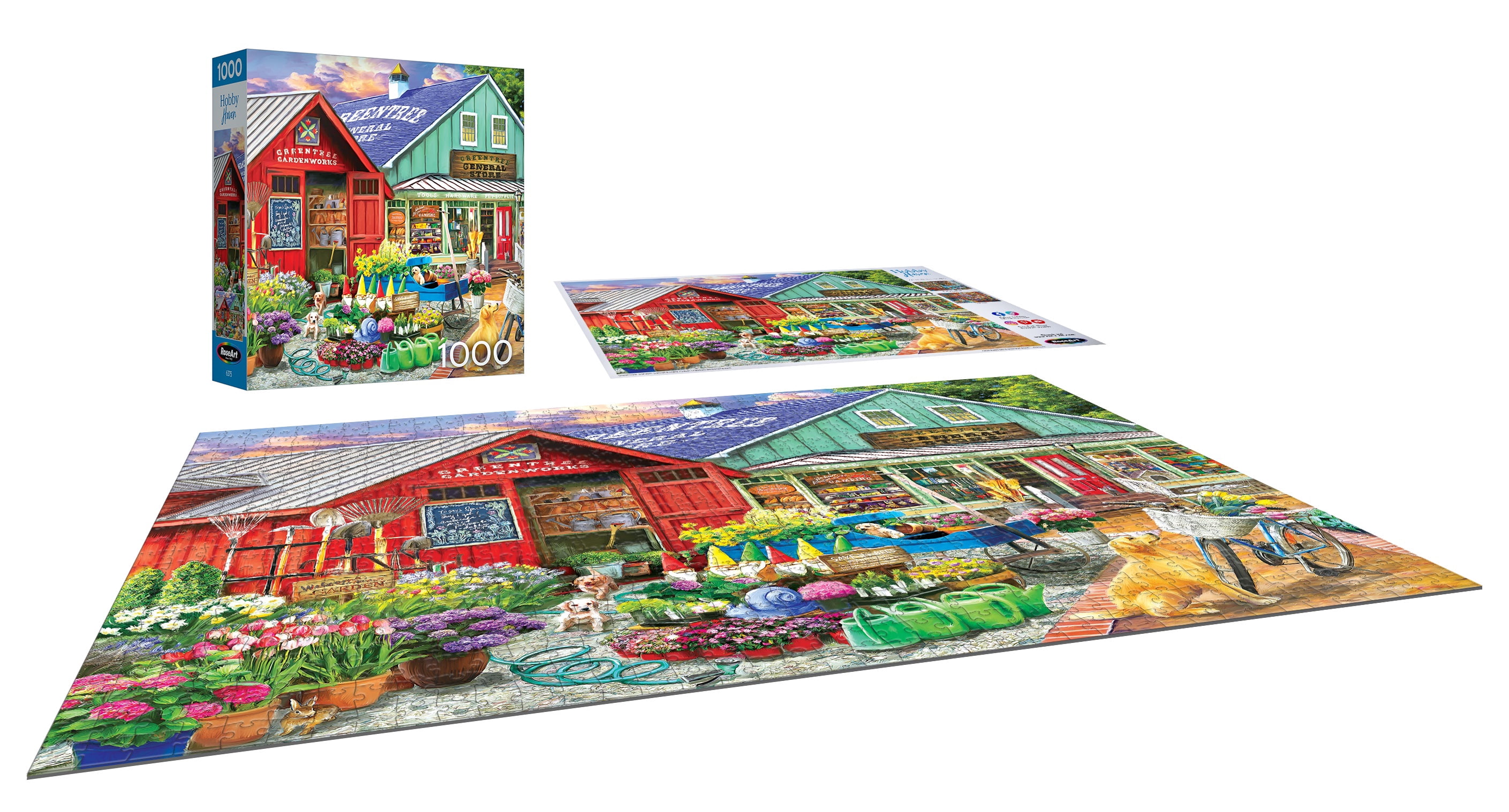 RoseArt Hobby Haven Greentree Garden Center - 1000 Piece Jigsaw Puzzle