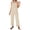 Beige, variant on Aayomet Bodysuit For Women Jumpsuit Women Summer Sleeveless Cotton Linen Black Bib Overalls Baggy Capri Jumpsuits With Pockets,Black M