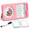 Pink, variant on White 2-in-1 Visual Timer with Task and To-do List Checklist Organizer