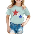 thumbnail image 4 of Graphic Tees for Girls: Short Sleeve Crewneck Tops 5-14 Years Summer Comfortable Blouse for Everyday & Party Wear, 4 of 4