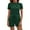 Deep Green, variant on UVN Jumpsuits for Women Summer Short Sleeve Tshirt One Piece Rompers Casual Outfits Clothes with Pockets