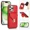 Red, variant on Phone case wallet card with leather holder shockproof phone case, suitable for Samsung NOTE 10 phone case