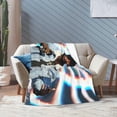 thumbnail image 6 of Flannel Blanket Bryson Rapper Tiller Throws Blankets Super Soft Fleece Air Conditioning Blankets for All Season 60"x50", 6 of 9