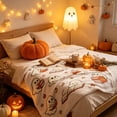 thumbnail image 6 of Tepsmf Halloween Flannel Throw Blanket, 60x40 IN Holiday Soft Plush Fleece, Warm Cozy Lightweight for Sofa Bedroom Indoor Home Decor, 6 of 6