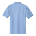 thumbnail image 6 of Yellow Rooster Male Silk Touch Polo Men Extended T-Shirts Light Blue 2XL, 6 of 7