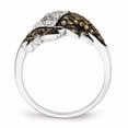 thumbnail image 2 of Cheryl M 925 Sterling Silver Black Rhodium & CZ Fish Ring Size: 8; for Adults and Teens; for Women and Men, 2 of 3
