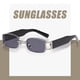 thumbnail image 3 of Gafaol de estilo retro Mujeres Hombres Protección Gafaol Plata Hugo Gafas de moda, 3 of 8