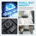 thumbnail image 6 of Car Seat Cooling Fan, Portable Headrest Fan for Backseat, 3-Speed USB Car Fans for Backseat for Kids and Pets, Quiet Carseat Fan for SUV, RV, Truck (1PC-White), 6 of 8