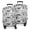 White Planet Cat, variant on Black White Star Moon Planet Comet Pattern Luggage Cover Fashion Suitcase Cover Baggage Covers Fit 25-28 Inch Luggage (Go Travel)