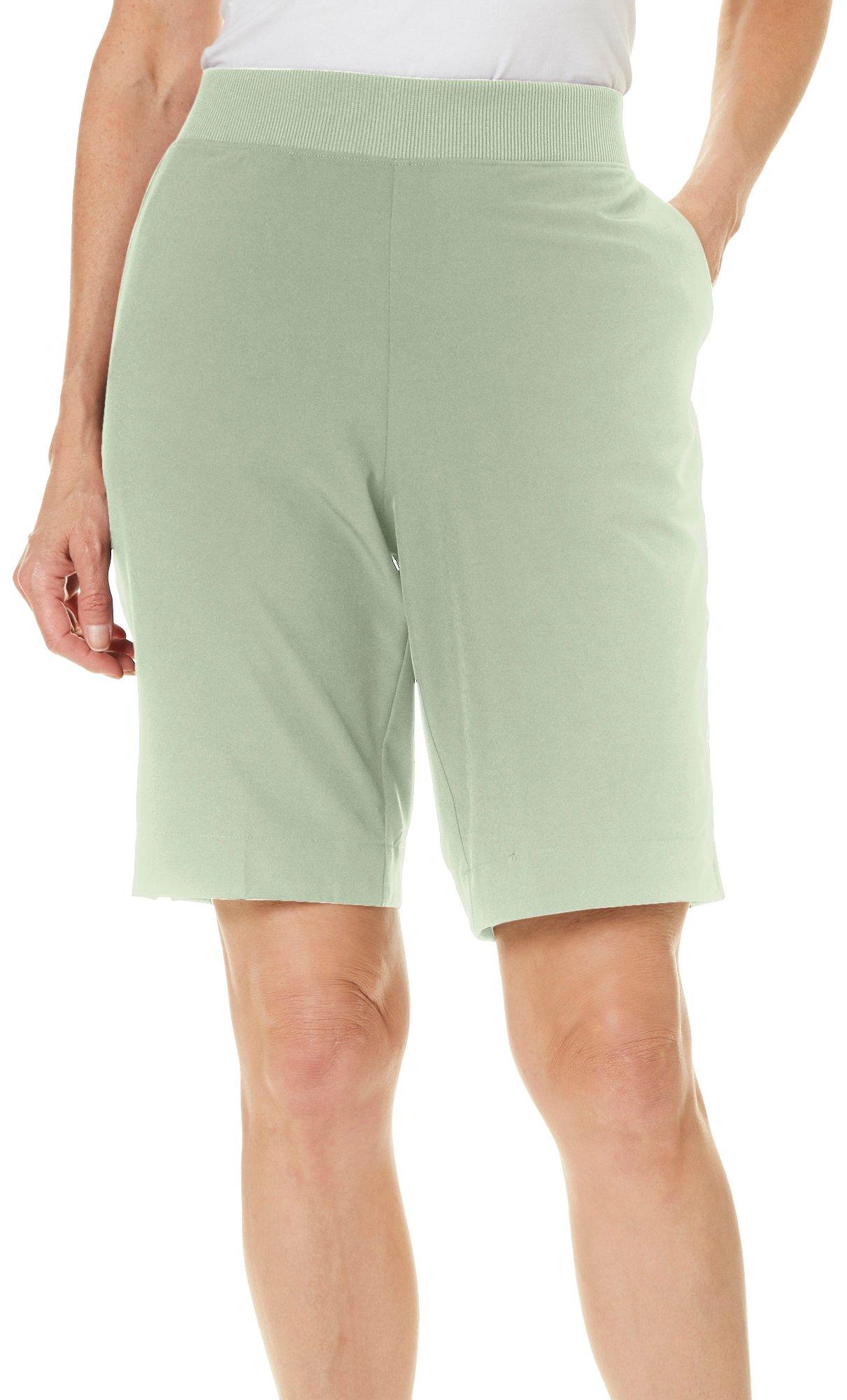 Coral Bay Energy Coral Bay Energy Womens Split Hem Pull On Bermuda