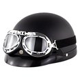 thumbnail image 1 of Casco retro de la cara abierta de la motocicleta de Belita Amy con las gafas y la protección del cuello Afortunado Sencillez, 1 of 2