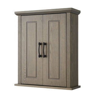 Sauder HomePlus 2-Door Farmhouse Storage Cabinet Salt Oak