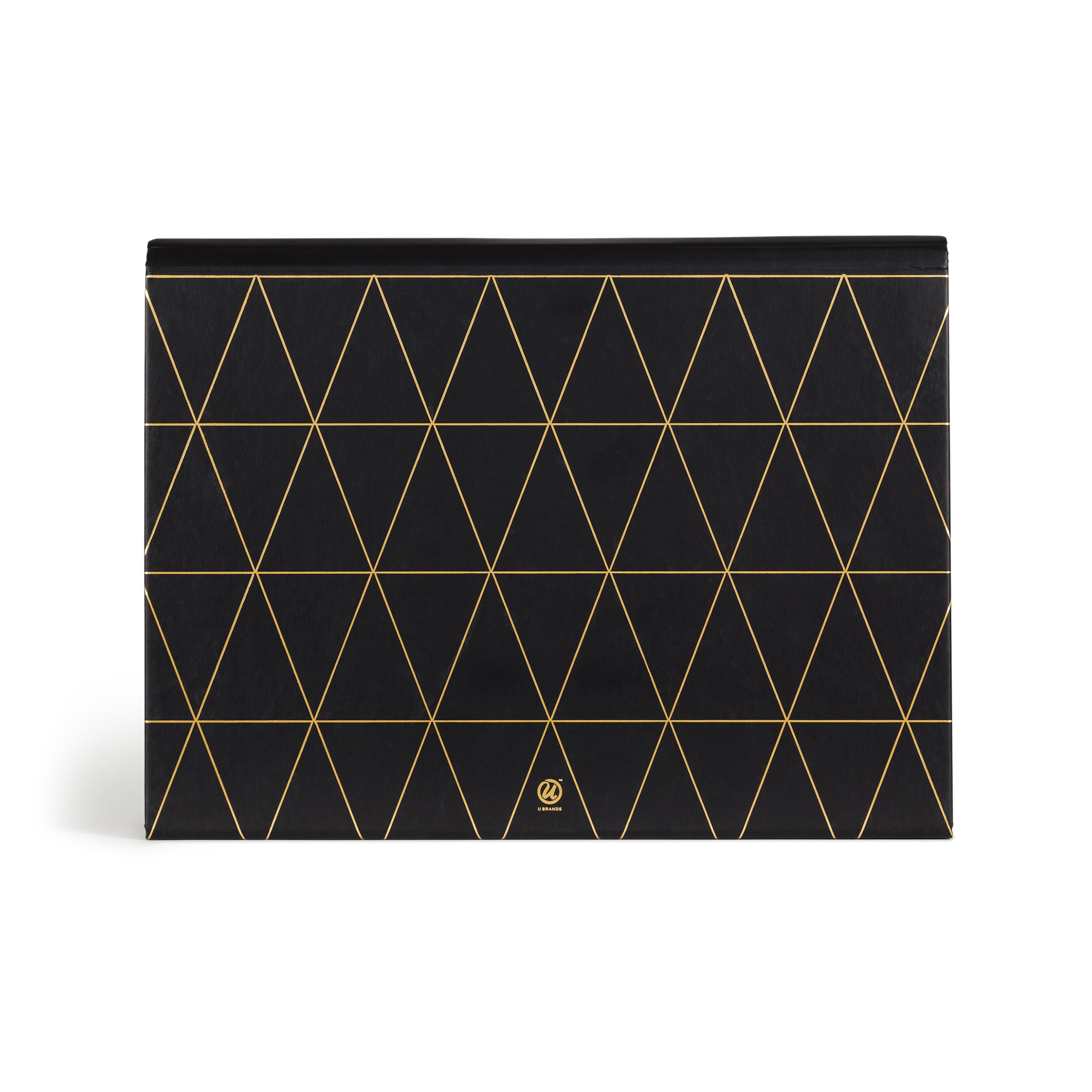U Brands Classic 13 Pocket File Folder, Black and White, 3318U