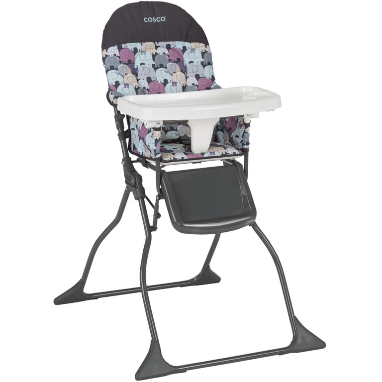 Cosco Kids, High Chair, Elephant Puzzle, Foldable, Adjustable Tray