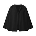 thumbnail image 5 of Veste Cardigan Décontractée à Manches Longues pour Femmes Automne Hiver Coupe Ample Bouton devant Couleur Unie Confortable Douce Tricotée, 5 of 5