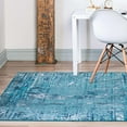 thumbnail image 4 of Rugs.Com Starlight Collection Transitional Abstract Area Rug ‚Äì Blue 8' X 10' Rug Perfect For Living Rooms, Bedrooms, Dining Rooms And More, 4 of 5