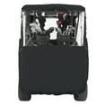 thumbnail image 3 of Classic Accessories Fairway Short Roof 2-Person Golf Cart Cover - Deluxe Golf Cart Enclosure, 68"L Roofs, Black, 3 of 13
